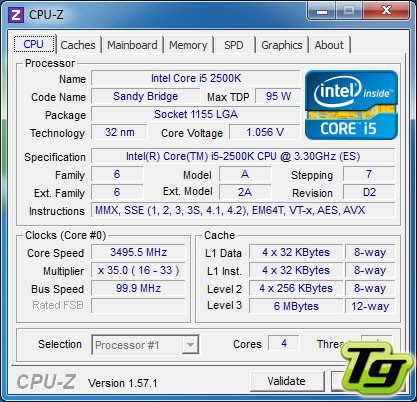 Intel Core I5 2500k Tecnogaming