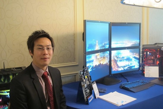 Leo Wong de GIGABYTE y 4k en suite de CES 2013  2