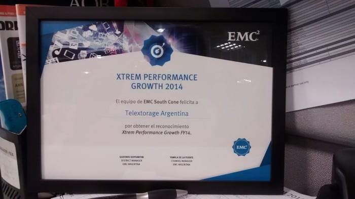 Premio para TelexTorage_Xtrem Performance Growth 2014
