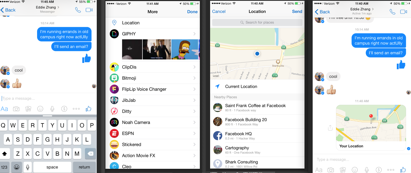 Messenger presenta una nueva forma de enviar tu ubicación