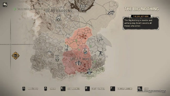 Mapa gigante en el Mad Max