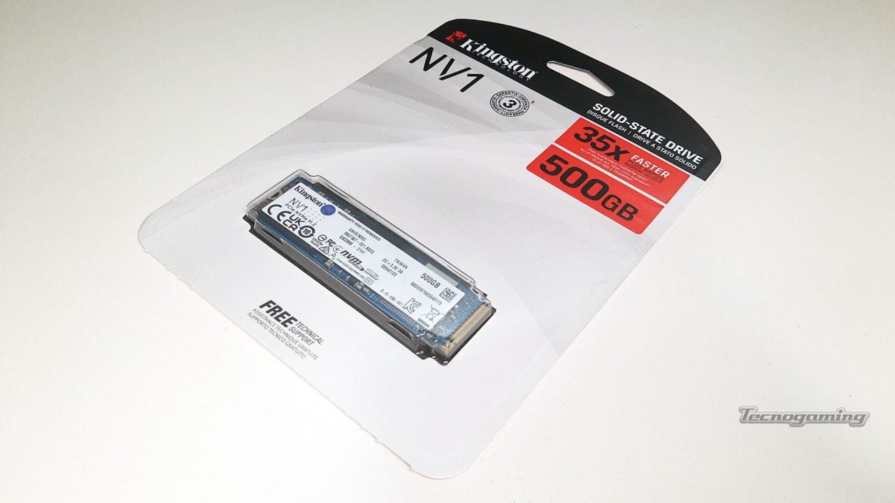 Kingston SSD NVMe PCIe 500GB -