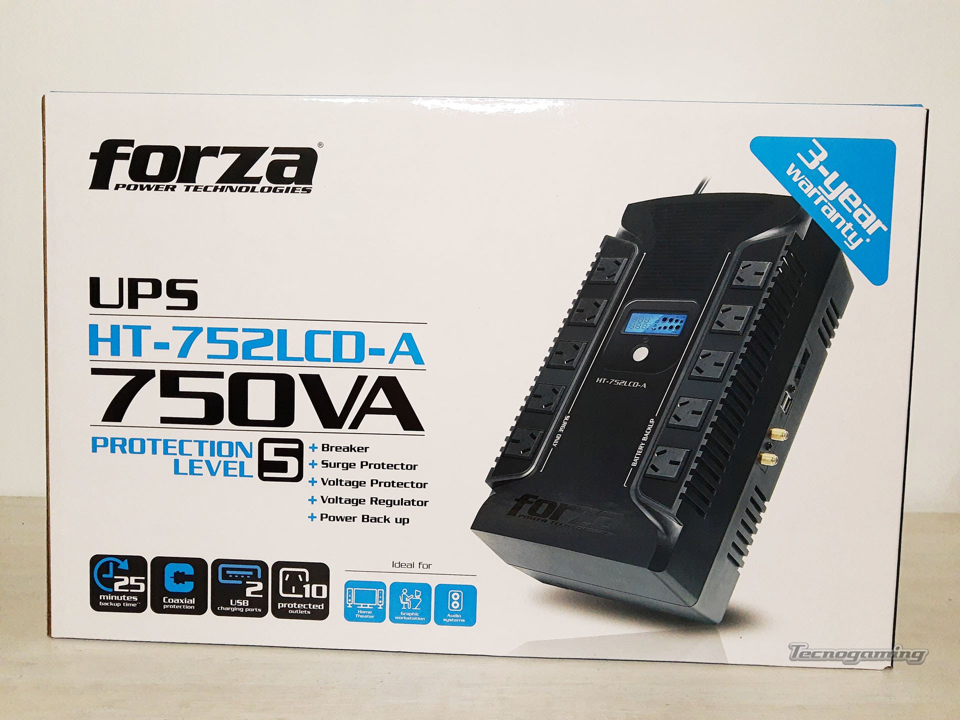 Forza HT-752LCD-A - Review UPS