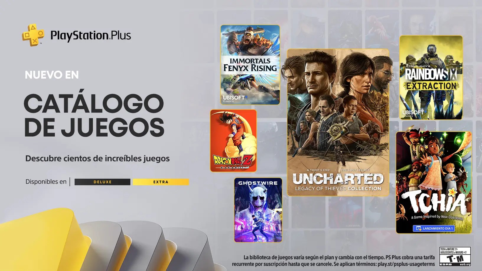 Catálogo de juegos de PlayStation Plus de marzo TecnoGaming