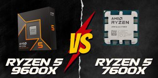 AMD Ryzen 5 9600X vs Ryzen 5 7600X