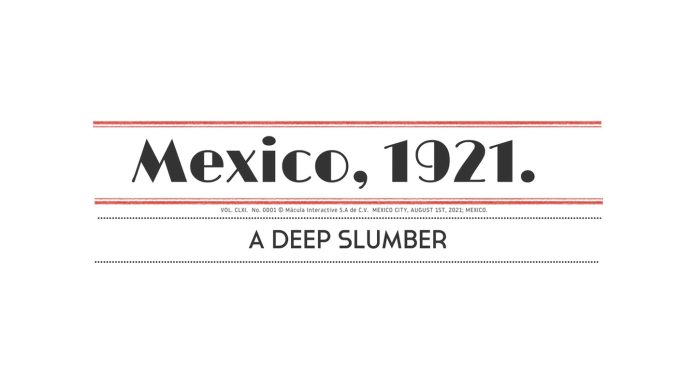 Mexico 1921 A Deep Slumber