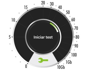 velocidad TG internet