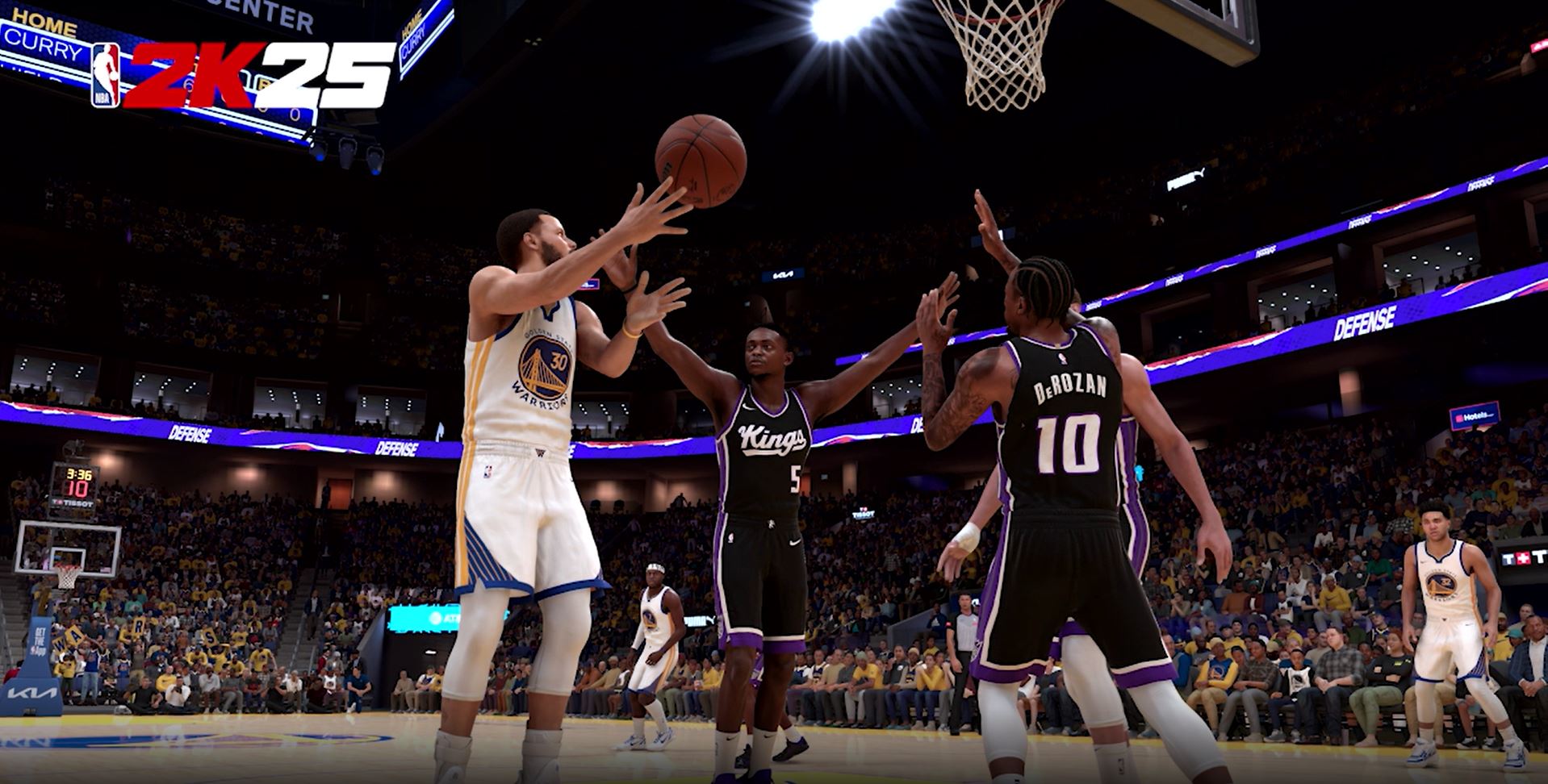 NBA 2K25 Curry pases