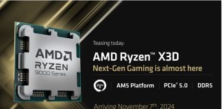 AMD Announces Ryzen 7 9800X3D