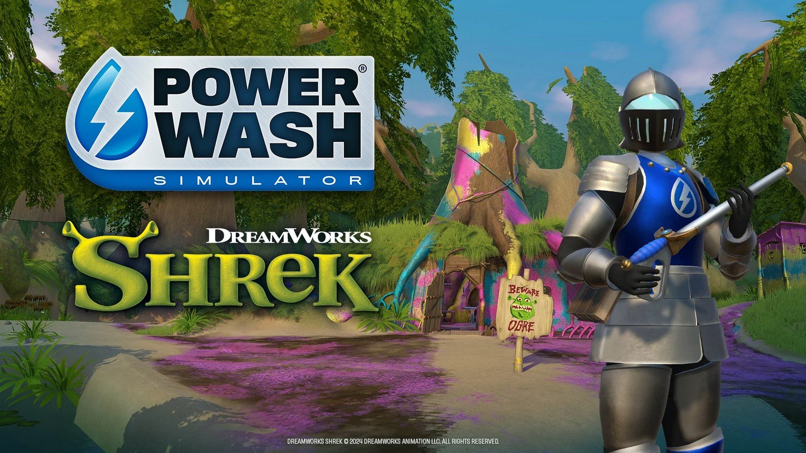 Square Enix Collective y FuturLab lanzaron el esperado “Shrek Special Pack” para PowerWash Simulator, disponible en diversas plataformas.