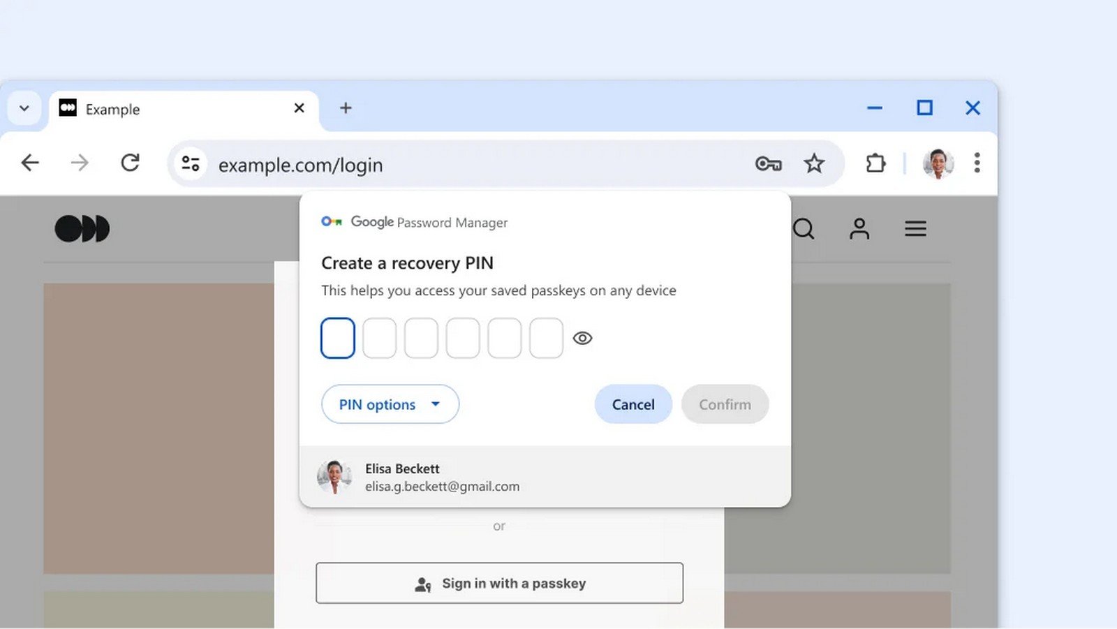 Google Password Manager  passkeys