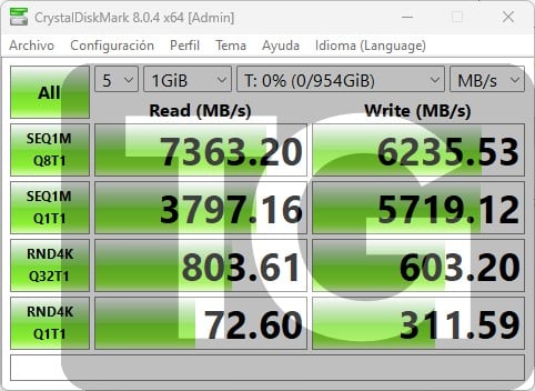 T-Force A440 Lite Crystal Disk mark