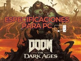 PC specifications for DOOM The Dark Ages