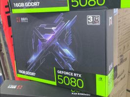 RTX 5080 caja