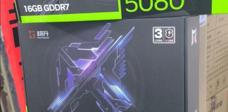 RTX 5080 caja