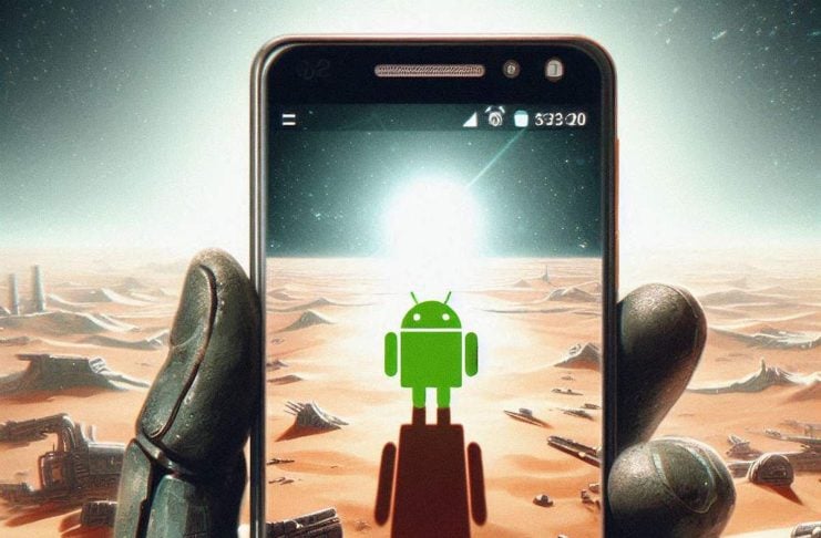 un celular Android